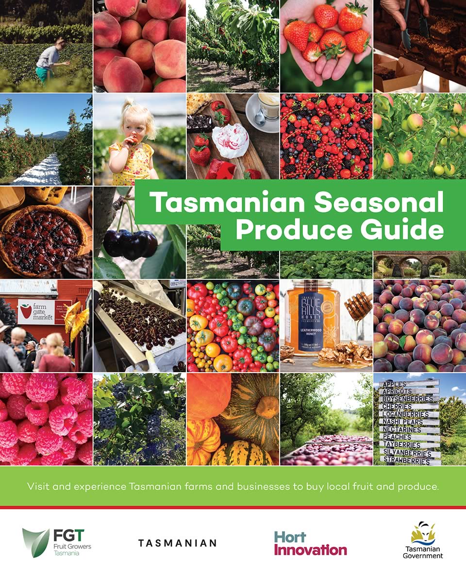 Tasmanian Seasonal Produce Guide 2021 cover